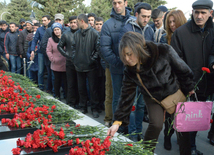 Azerbaijani public honors January 20 tragedy victims’ blessed memory.  Baku, 20 Jan. 2016